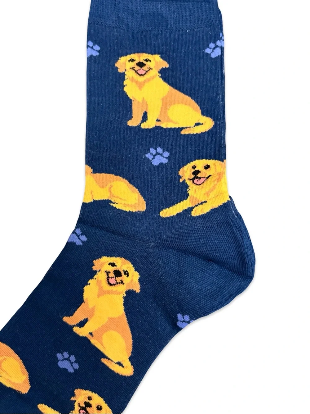 Golden Retriever Lab Novelty Crew Socks One Size Fits Most